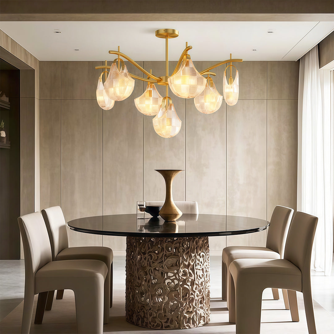 Shell Chandelier Light Modern Luxury Creative Ceiling Light