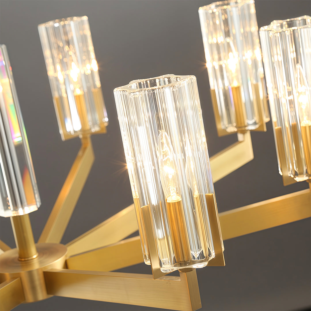 Candle Chandeliers American-Style Luxury Ceiling Light
