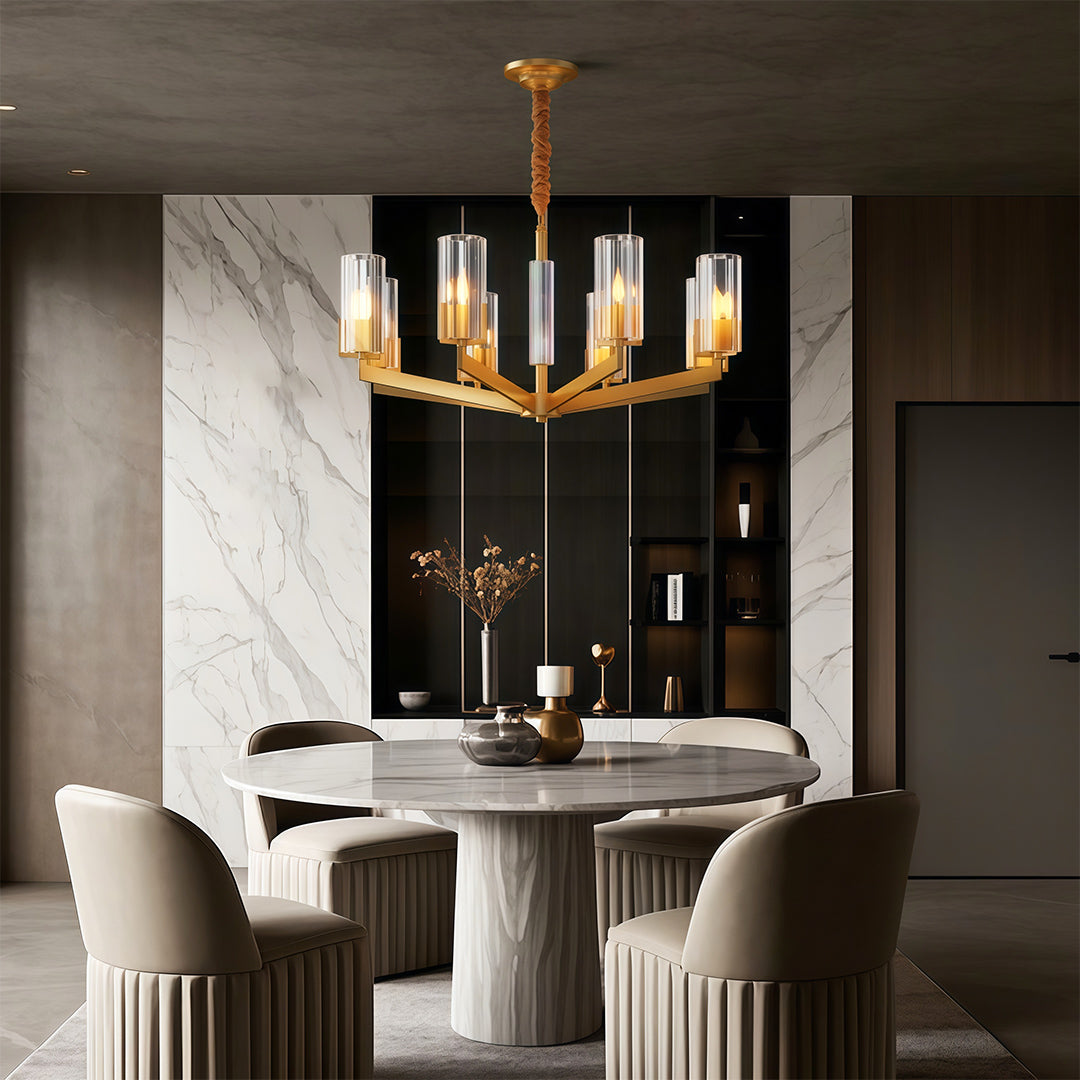 Candle Chandeliers American-Style Luxury Ceiling Light