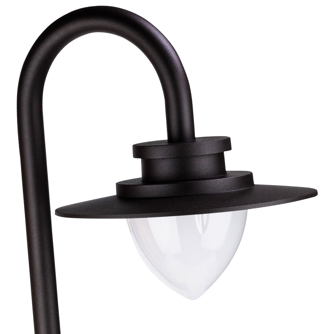 Elegant Pole Garden Lights Minimalist Gooseneck Pathway Lighting