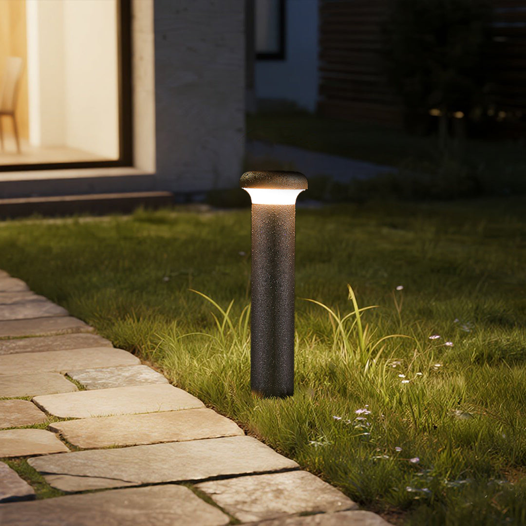 LED Garden Lights with Textured Finish | Garden Waterproof Bollard Light