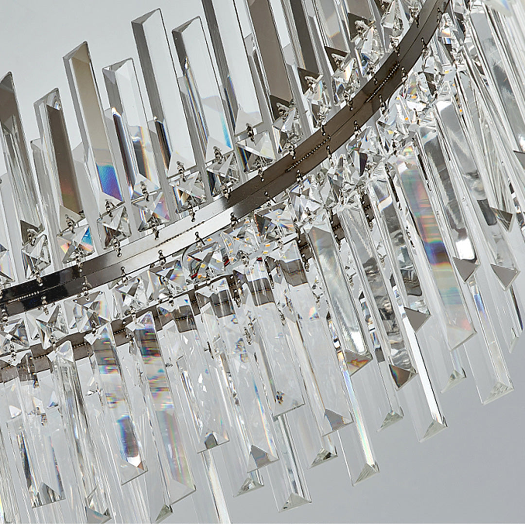 Crystal Flush Mount Ceiling Light Minimalist Round Ceiling Light