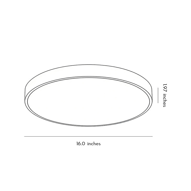 Simple Flush Mount Ceiling Light Round Modern Light