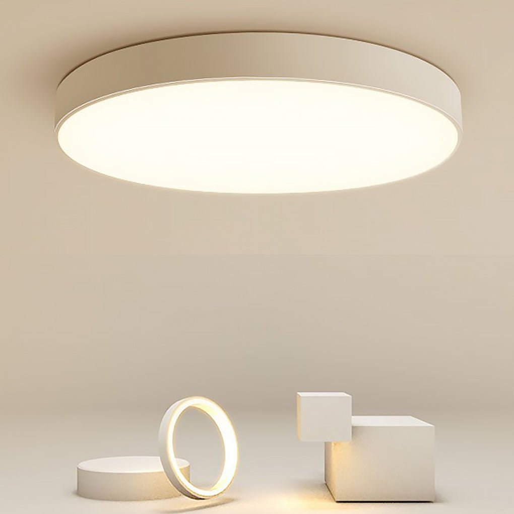 Simple Flush Mount Ceiling Light Round Modern Light