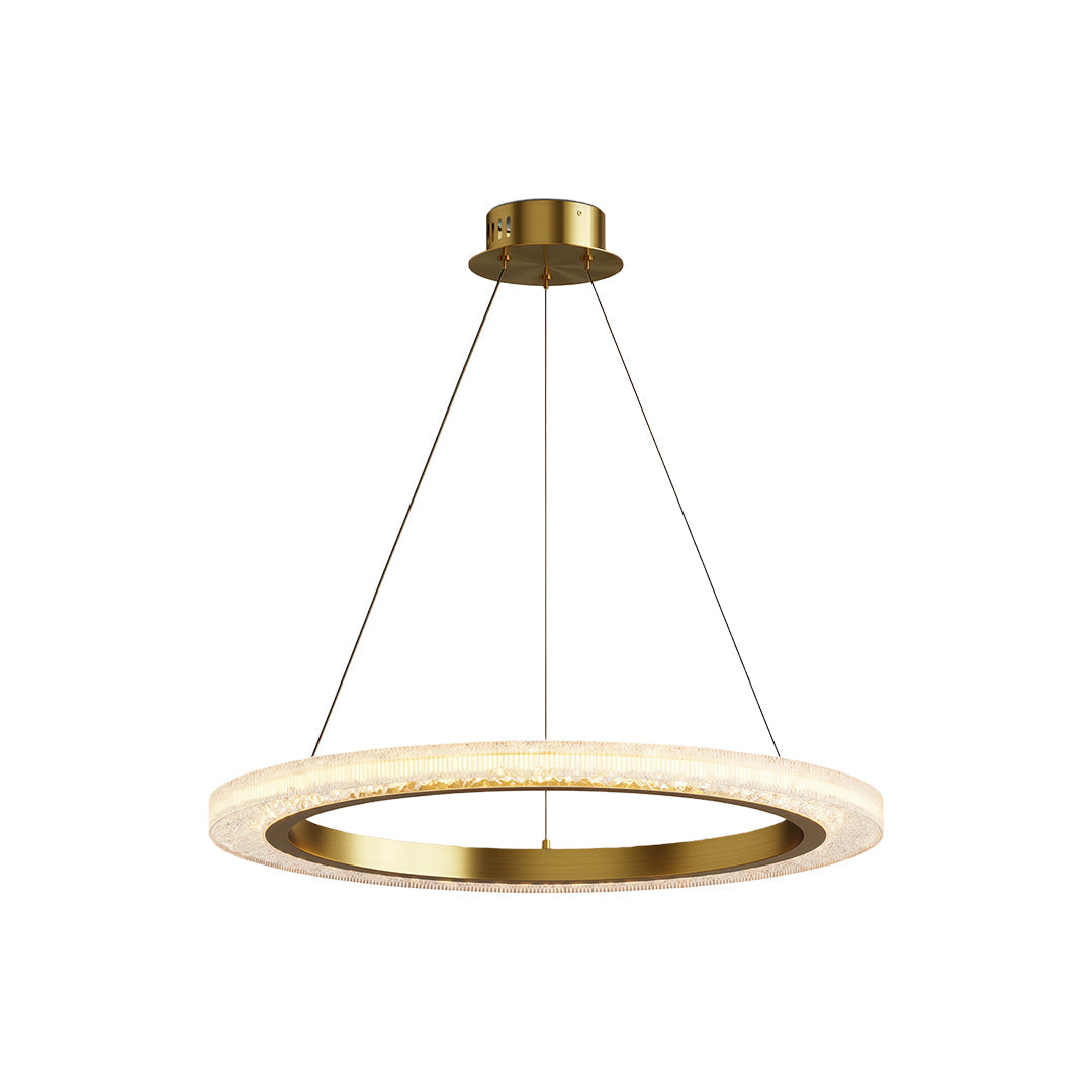 Round Modern Chandelier Minimalist Acrylic Ceiling Light