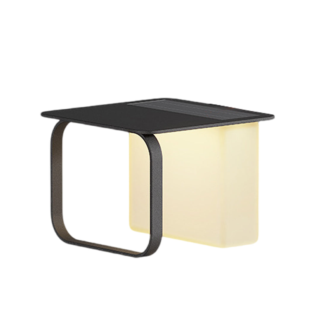 Multi-Functional Floor Lamps With Tables Solar-Powered