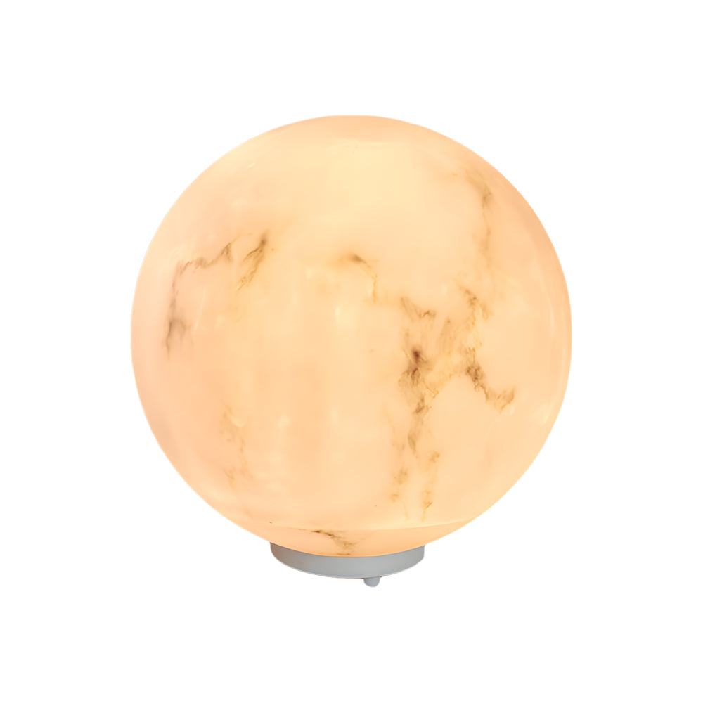 Outdoor Pillar Light Faux Waterproof Moon Globe Light