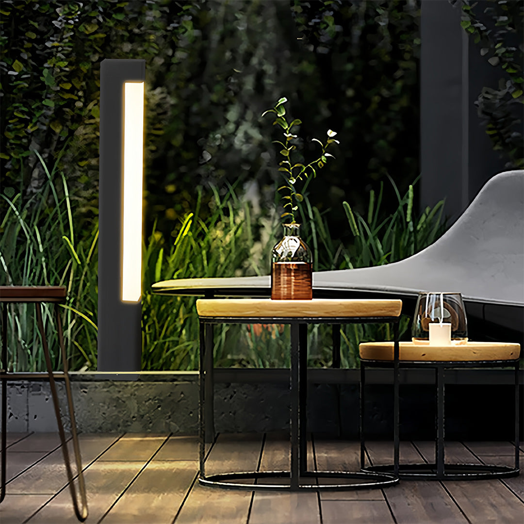 Square Bollard Lights European-Style Outdoor Waterproof Lawn Light