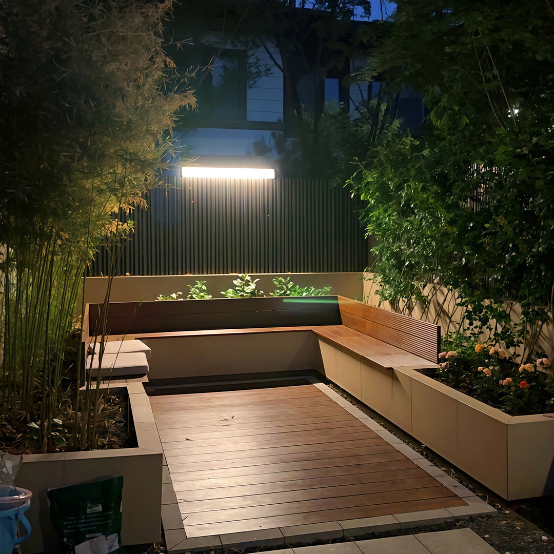 Outdoor Wall Lighting Modern Solar Waterproof LED Light