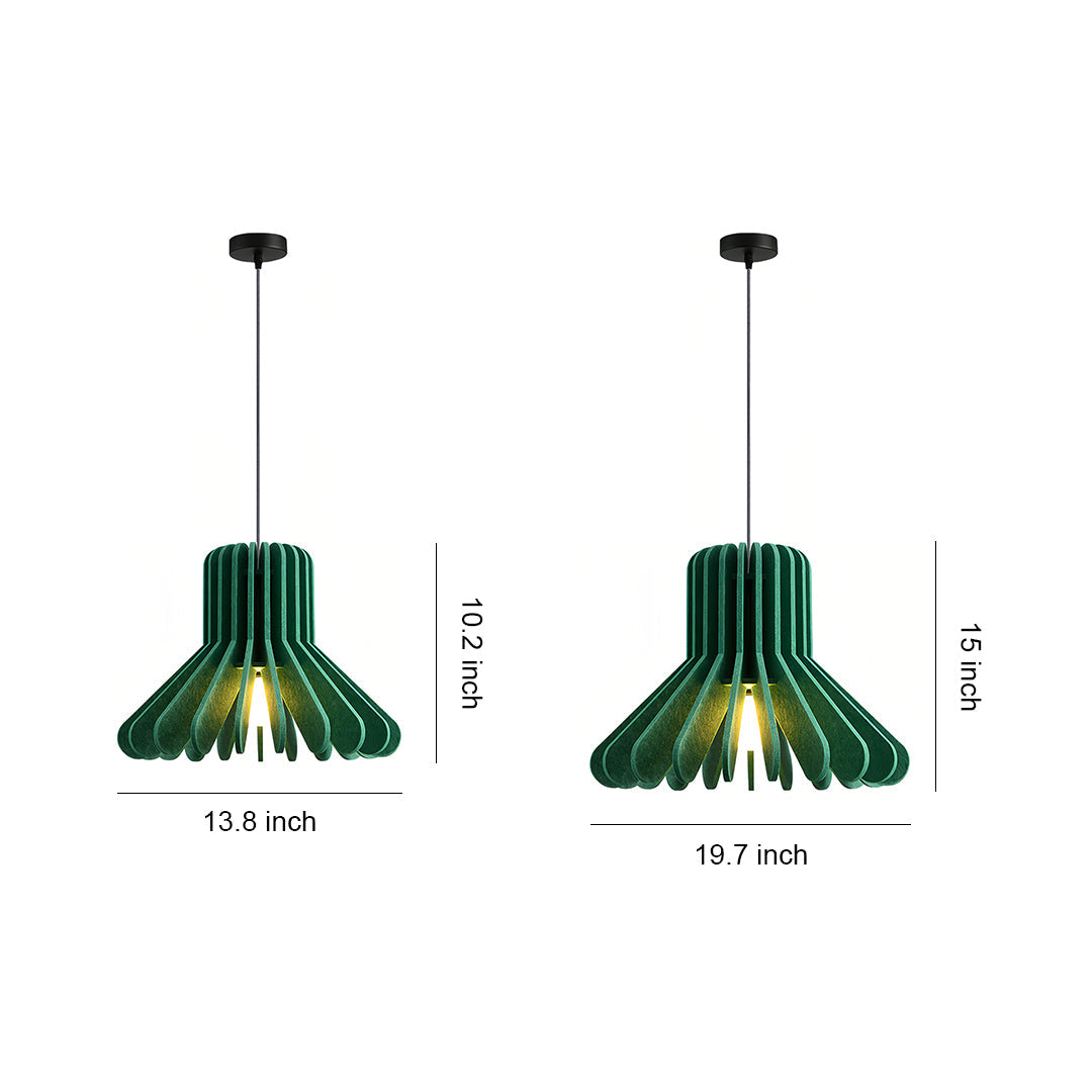 Tiny Pendant Lights Sound-Dampening Felt and Iron Body Ceiling Lights