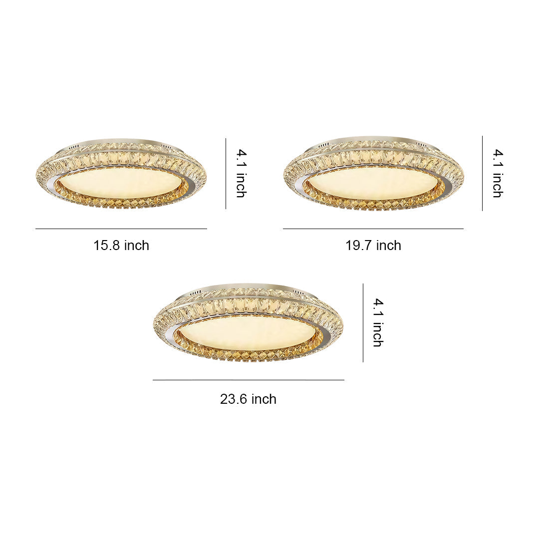 Flush Mount Crystal Ceiling Lights Luxury LED Lamp
