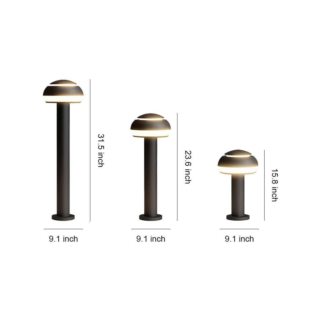 Mushroom Path Light Simple Landscape Dome Head Weatherproof Lamp