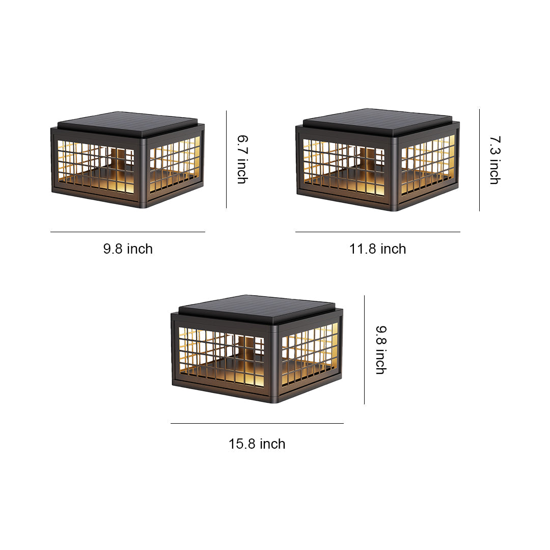 Decorative Pillar Lights Waterproof Outdoor Garden Post Light