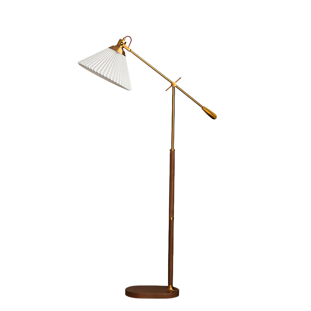 Adjustable Reading Lamp Floor Retro Bedroom Task Swing Arm Lamps