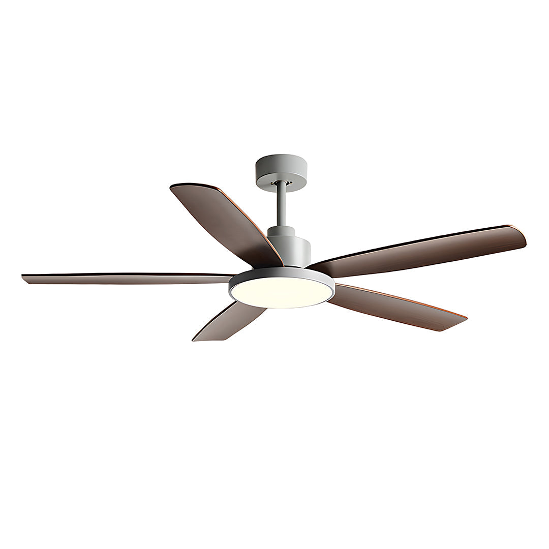 Ceiling Fans with 5 Lights Nordic Style Chandelier Look Fan Lamp
