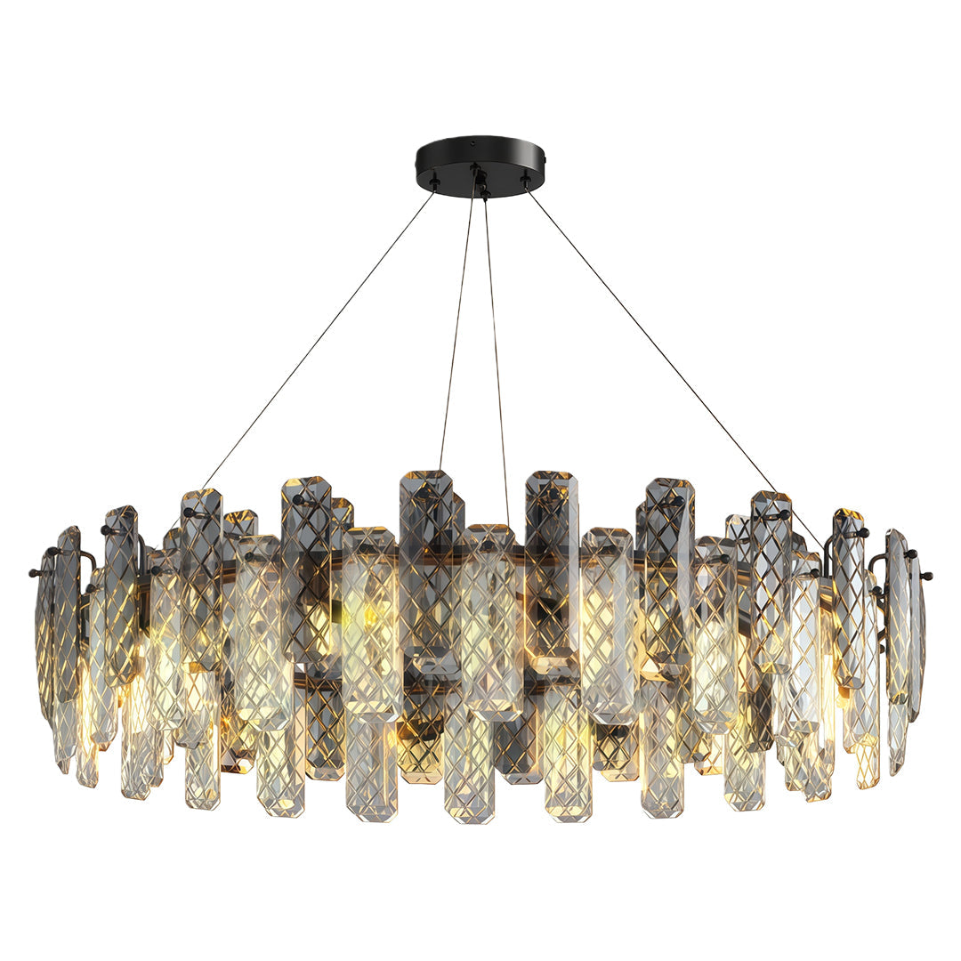 Contemporary Crystal Chandeliers LED Ceiling Light