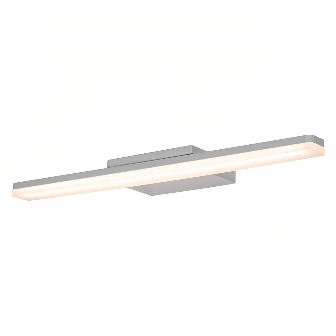 White Bathroom Vanity Light Minimalist Acrylic Contemporary Wall Light