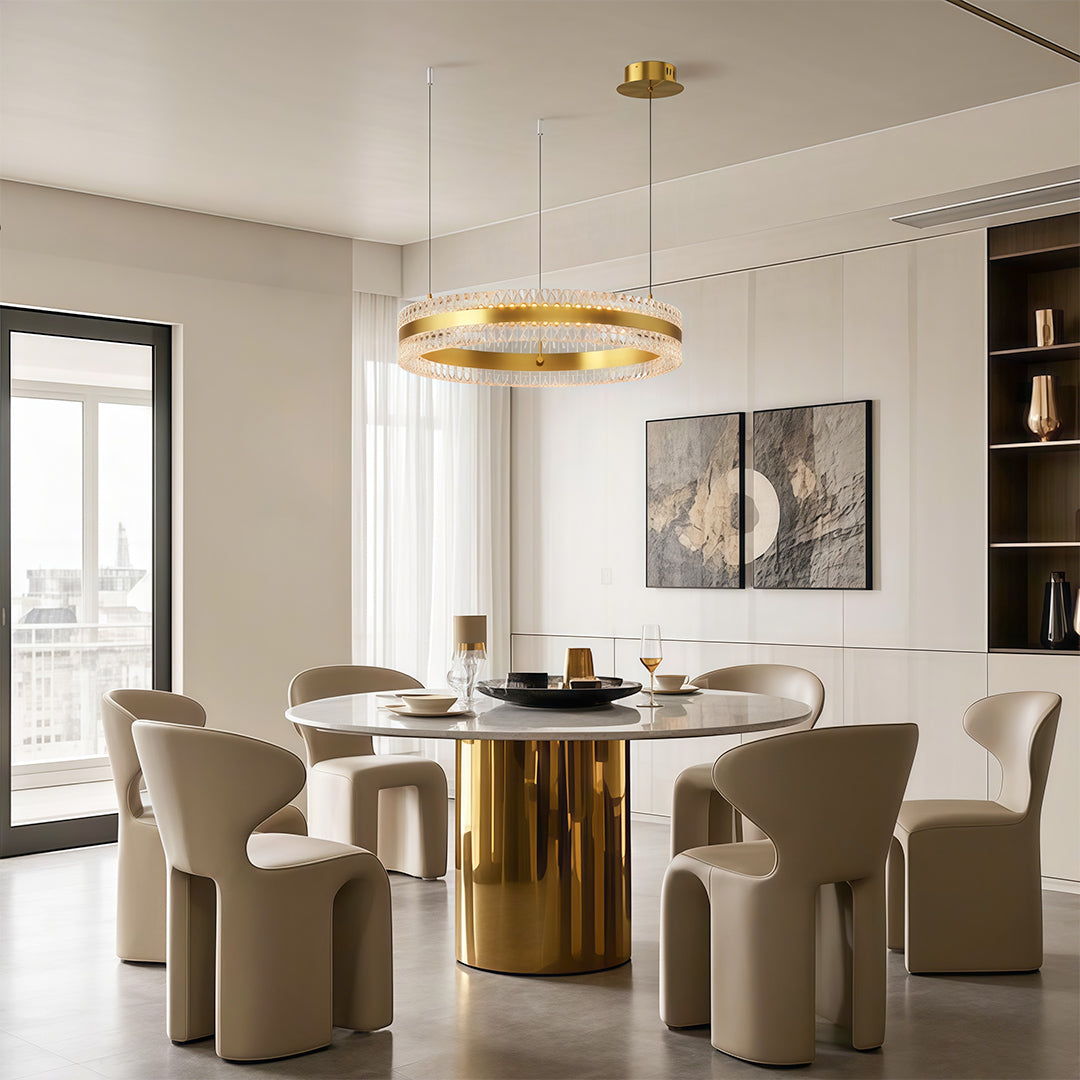 Modern Circular Chandelier Minimalist Luxury Ceiling Light