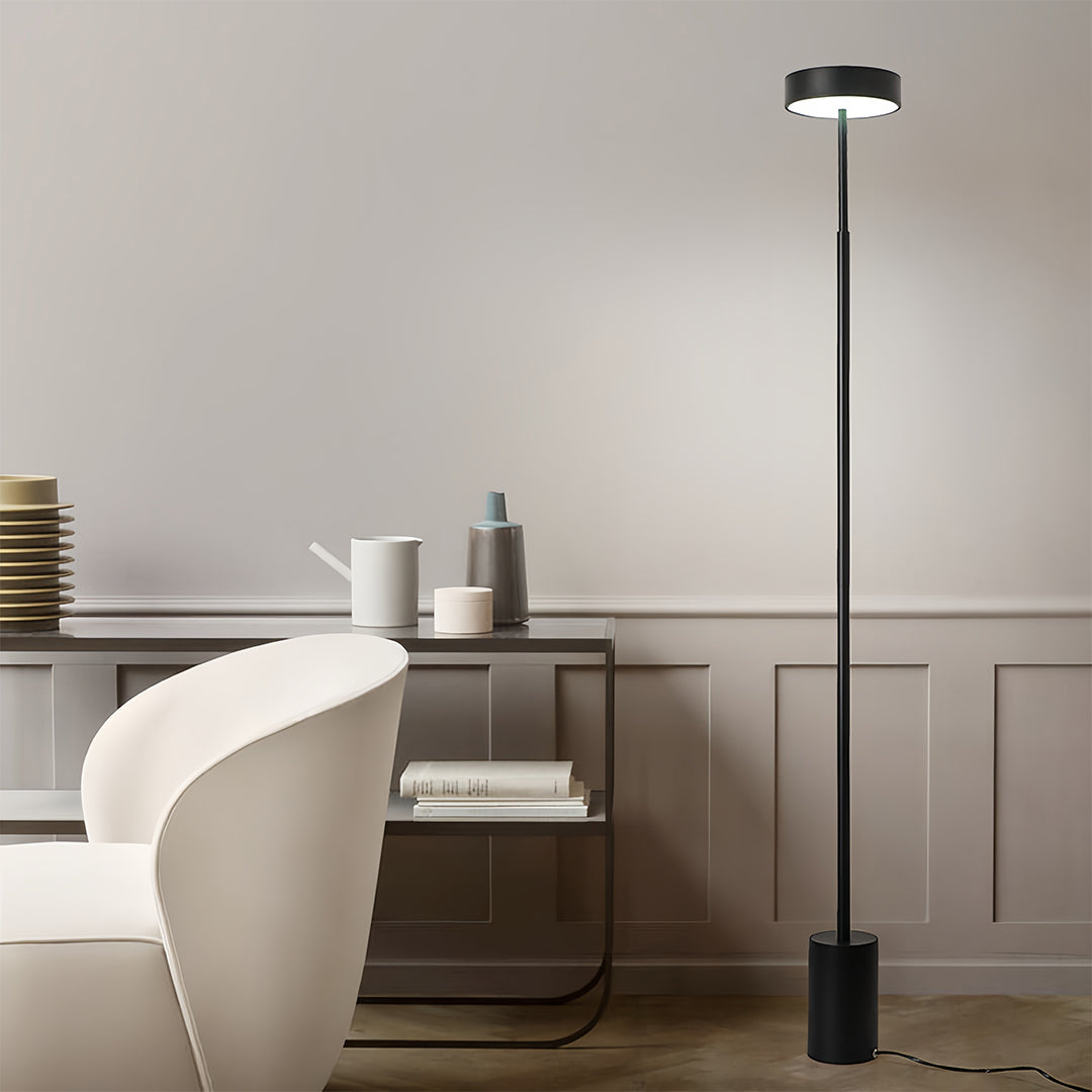 Petite Floor Lamp Modern Dimmable Contemporary Reading Pole Lamps
