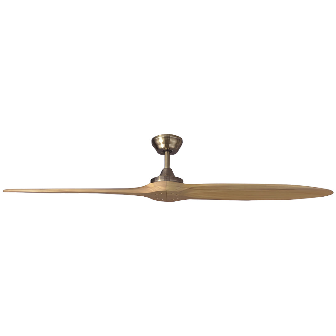 Remote Controlled Ceiling Fan Modern Style Large Wood Propeller Fan
