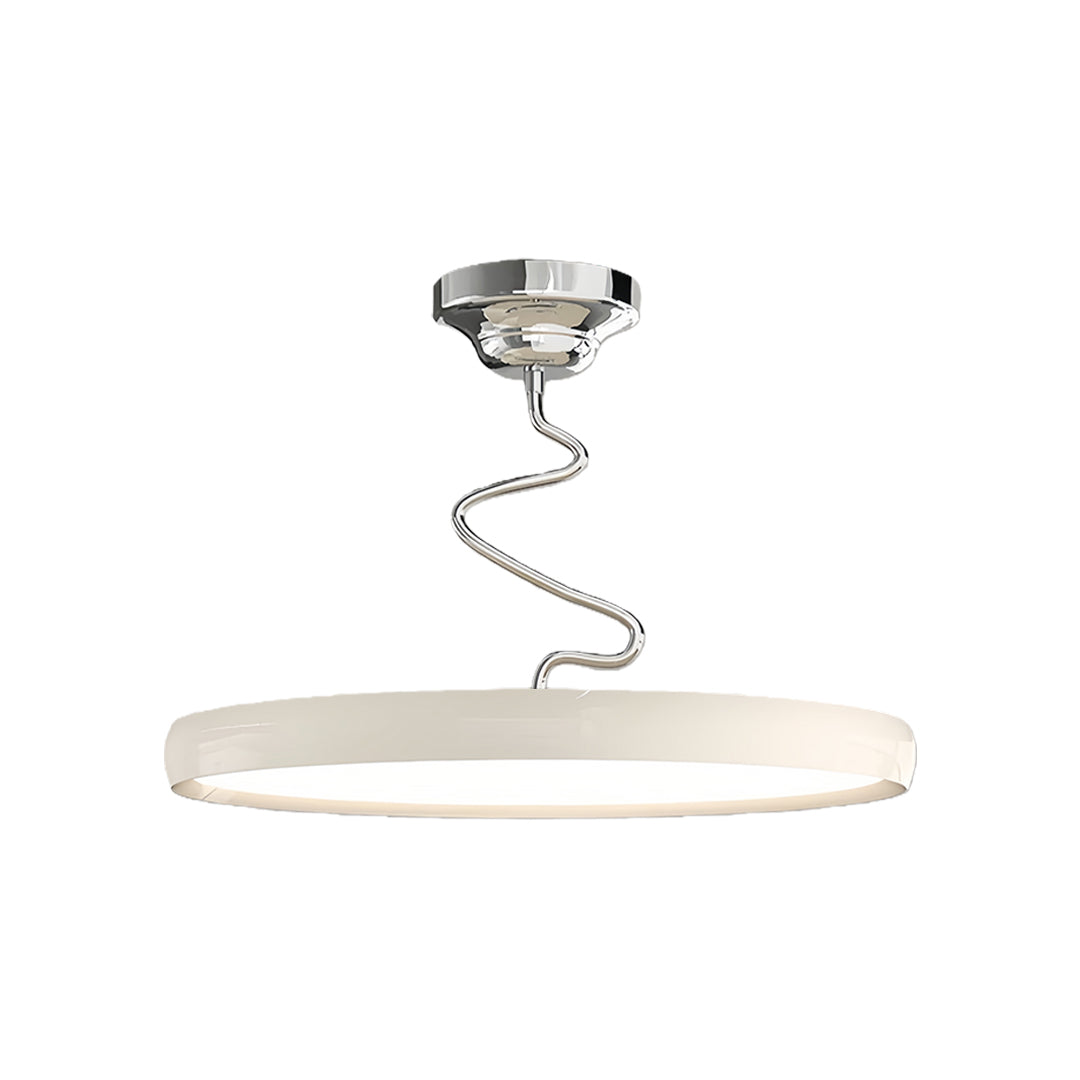 Modern Semi Flush Mount Ceiling Light Twisted wide-spectrum Light
