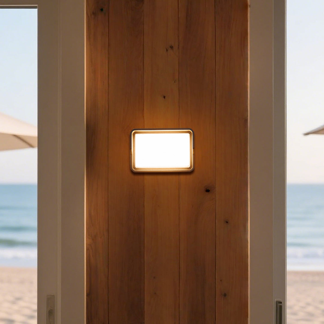 Square Outdoor Wall Light Minimalist LED Waterproof Ambient