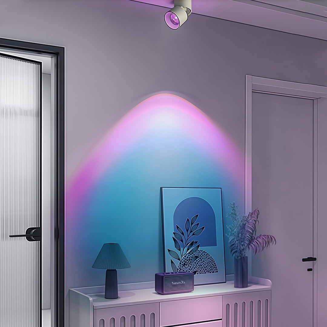 LED Ceiling Spotlights Simple Small Hill Sunset Light