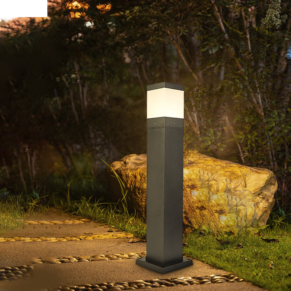 Bollard Lights Commercial Modern Square Cob Outdoor Light