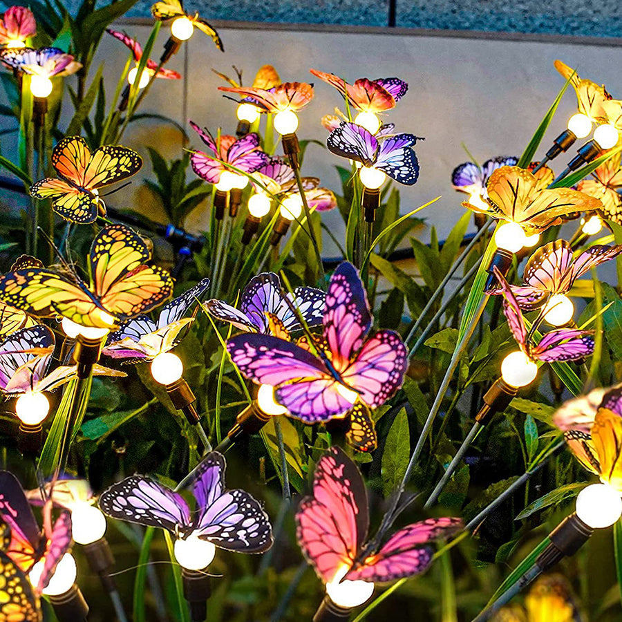 Six-Head Butterfly Solar Garden Lights