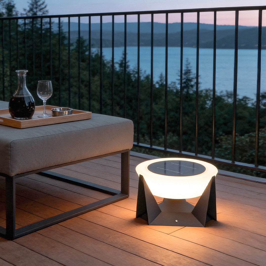 Solar Fence Pillar Light Waterproof LED Modern Outdoor Light