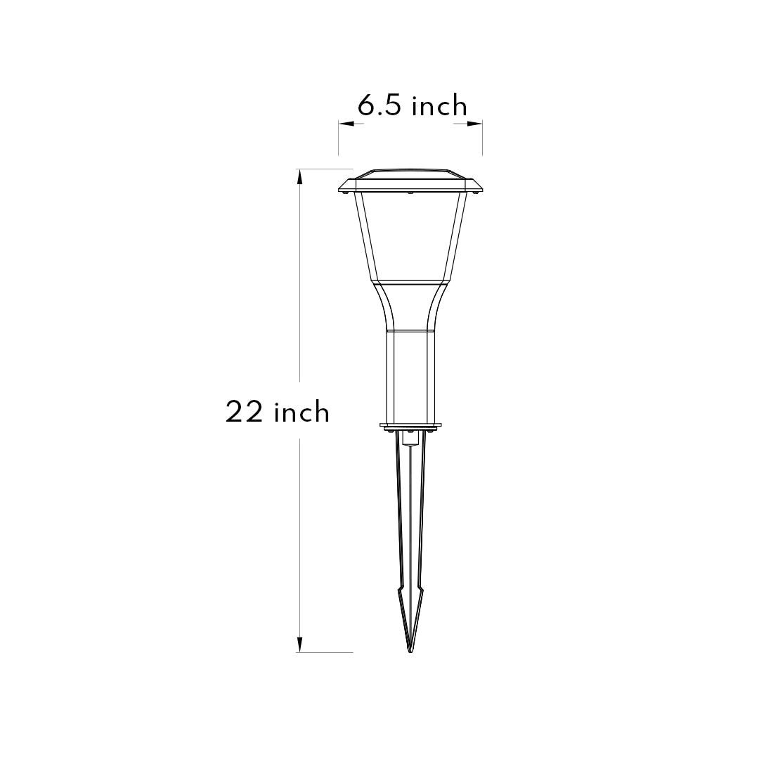 Garden Stake Lights Modern Minimalist LED