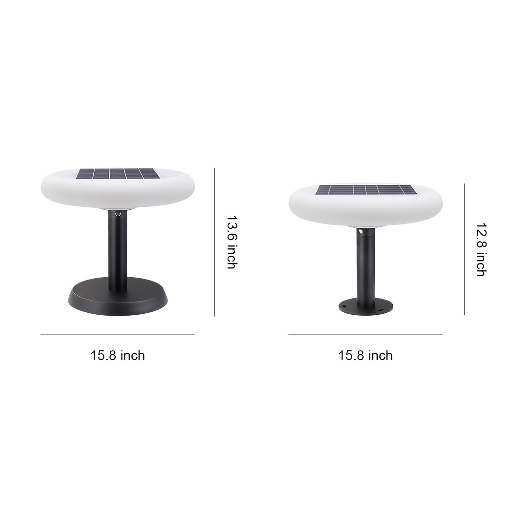 Solar LED Post Lights Versatile Waterproof Garden Outdoor Light