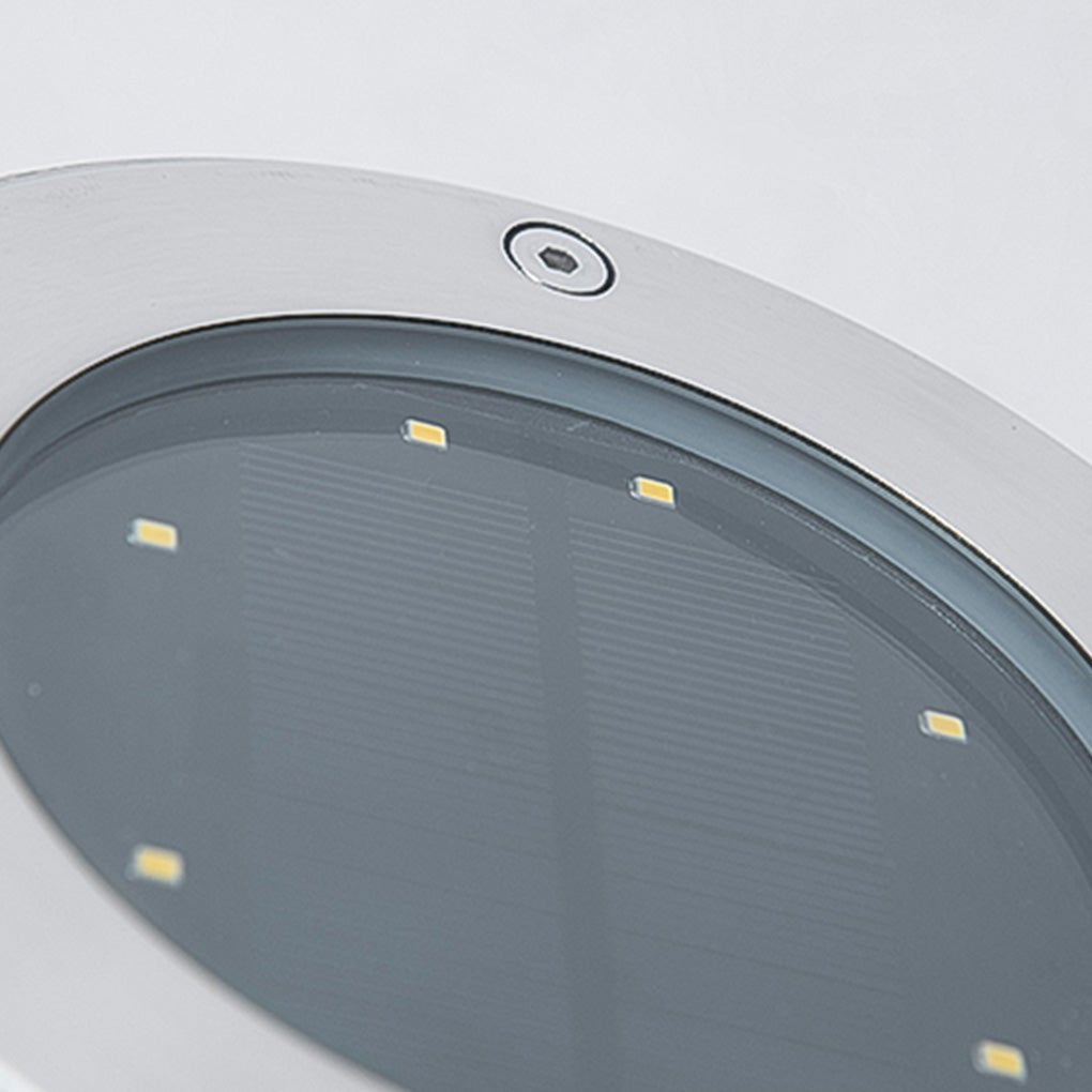 Flat Garden Lights Modern Solar Waterproof In-Ground Light
