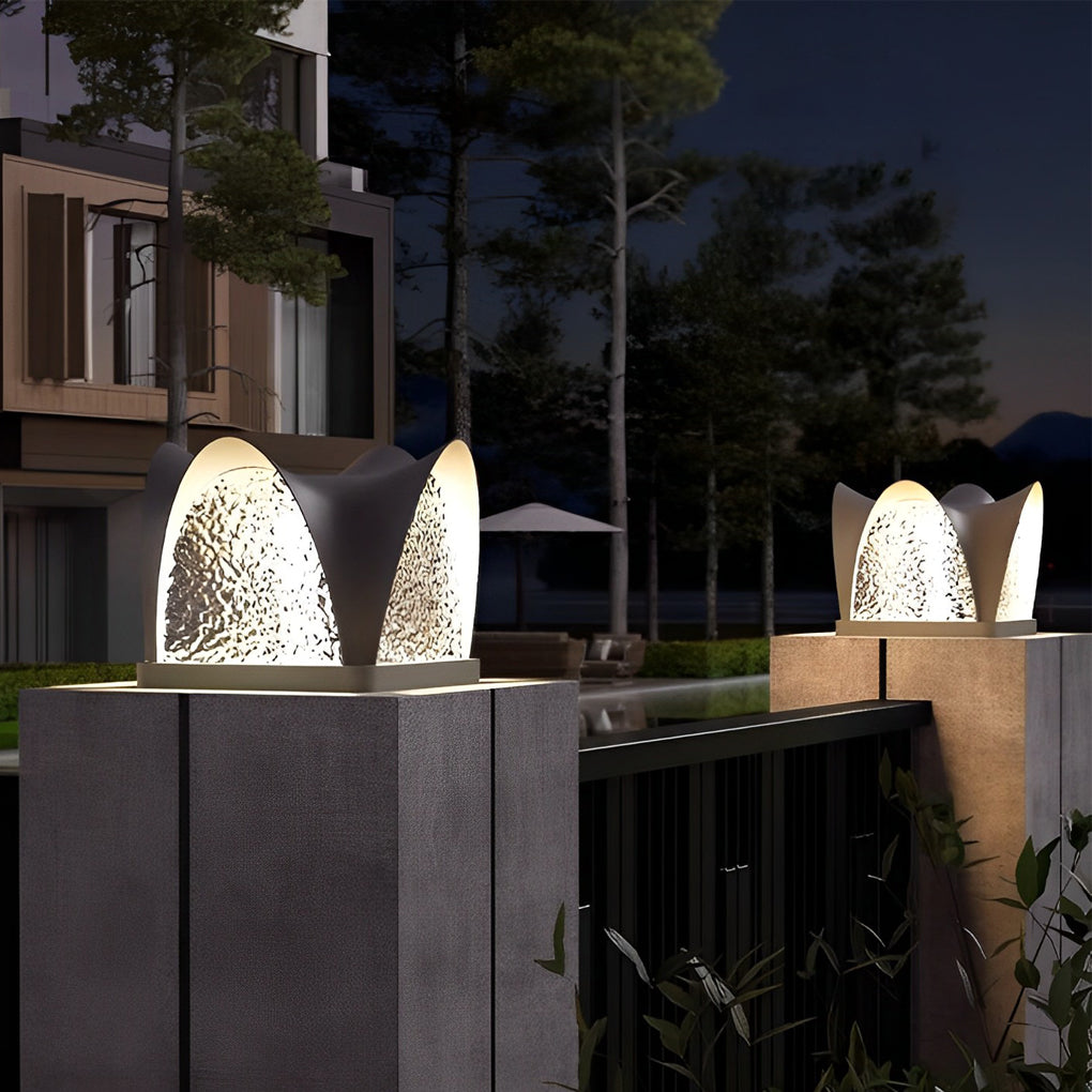 Solar Light Pillar Creative Decorative Waterproof LED Light