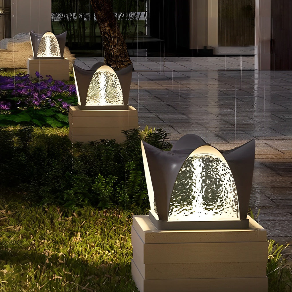 Solar Light Pillar Creative Decorative Waterproof LED Light