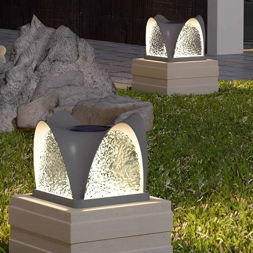 Solar Light Pillar Creative Decorative Waterproof LED Light