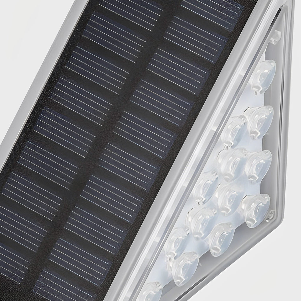 Solar Powered Lights for Steps Modern Waterproof Triangle Ladder Light