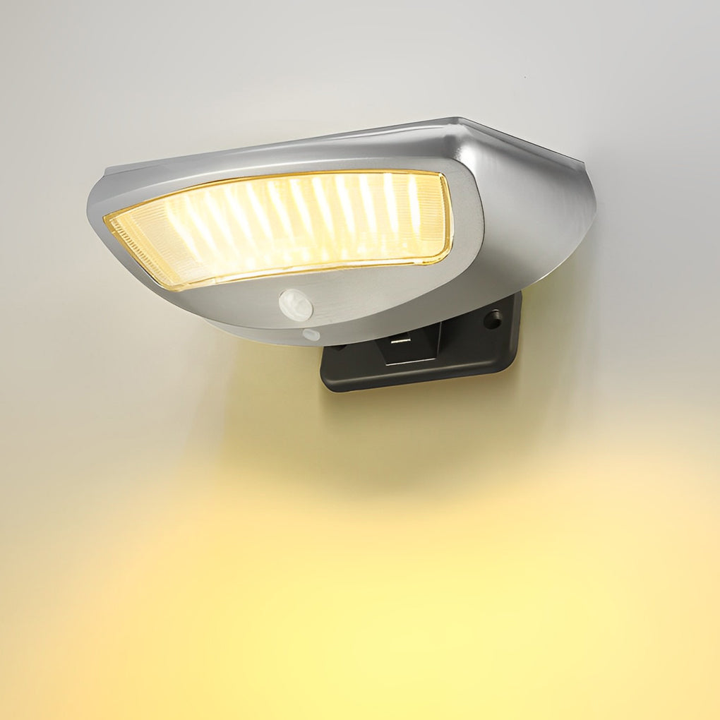 Solar Powered Motion Sensor Wall Light Adjustable Waterproof Light