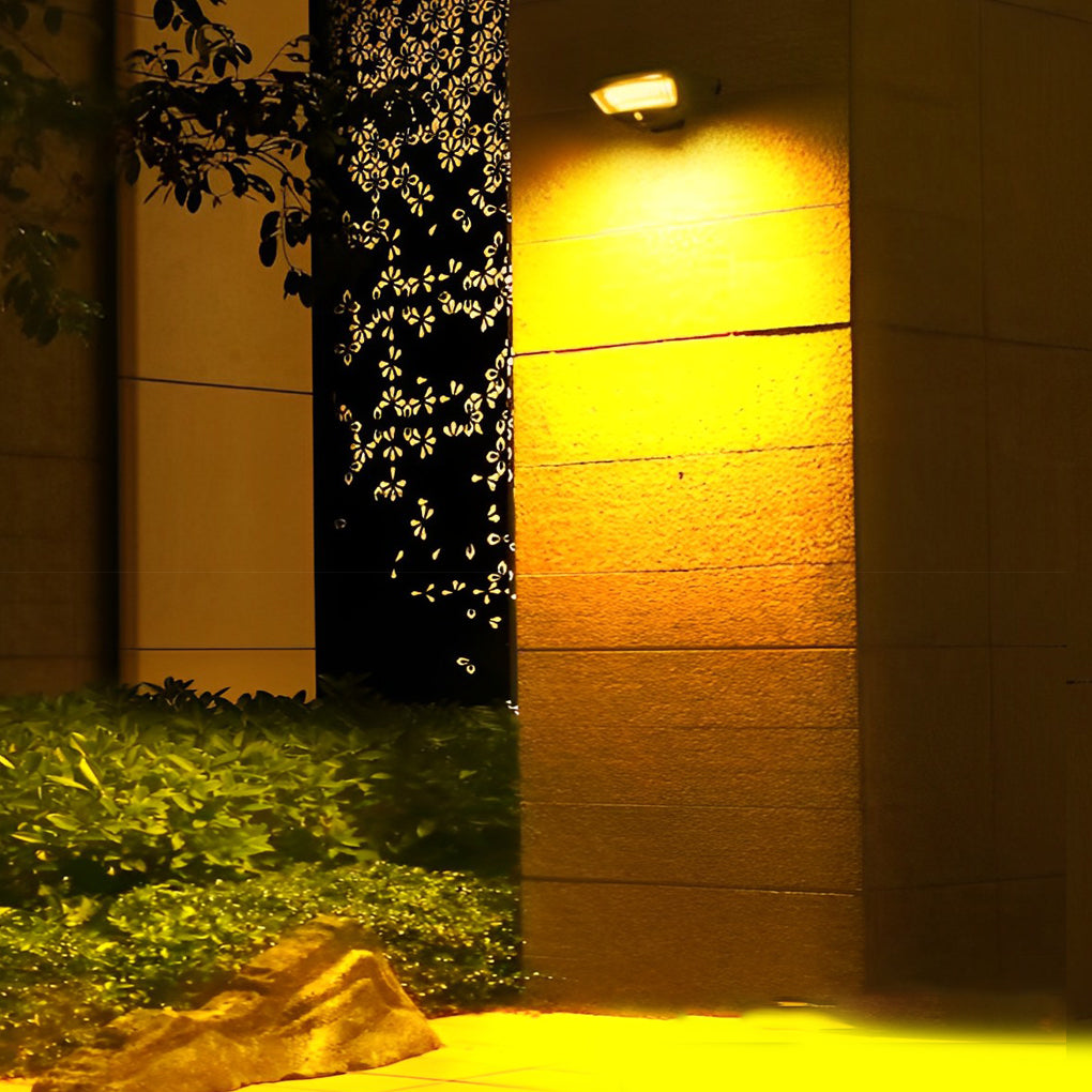 Solar Powered Motion Sensor Wall Light Adjustable Waterproof Light