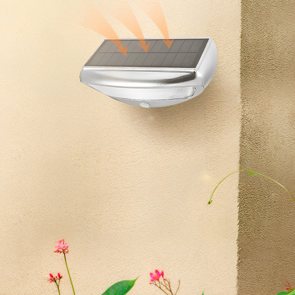 Solar Powered Motion Sensor Wall Light Adjustable Waterproof Light