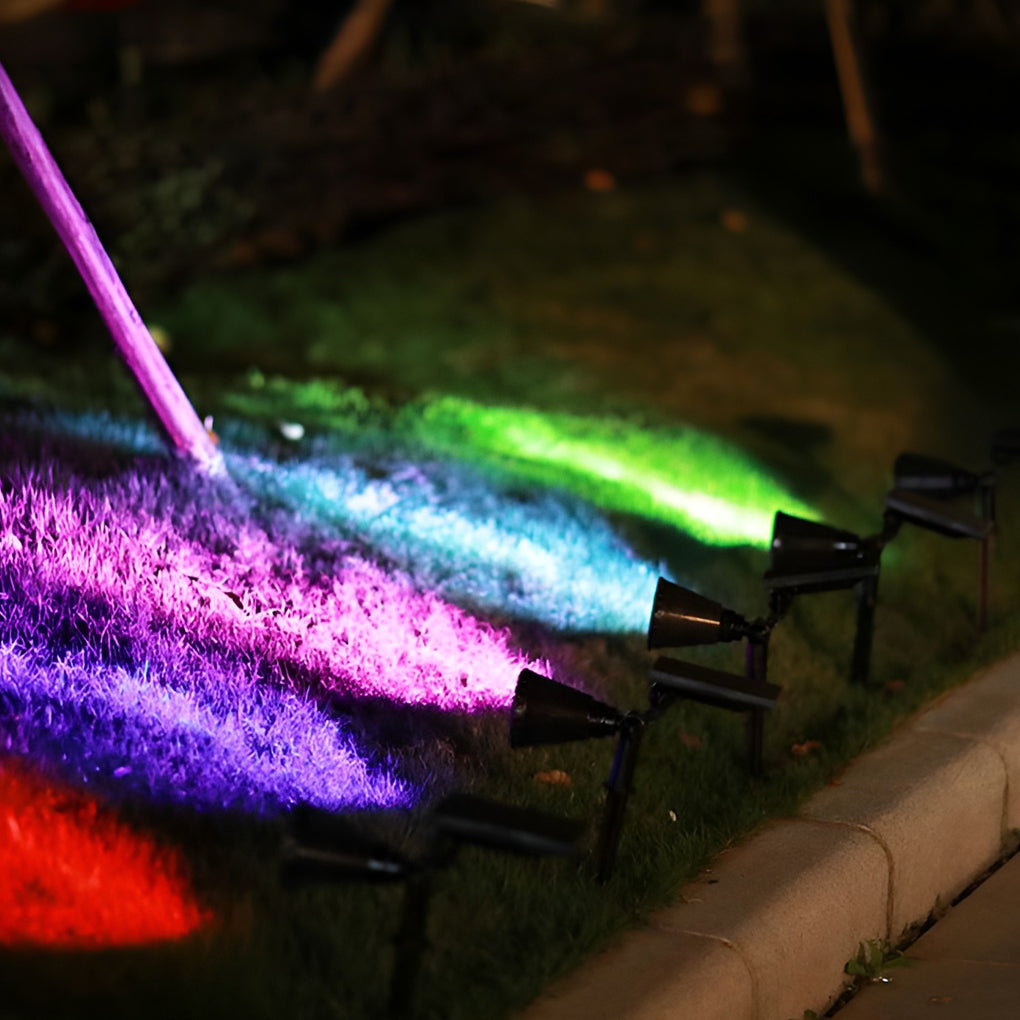 Solar Powered Spotlights Waterproof Modern Landscape Light