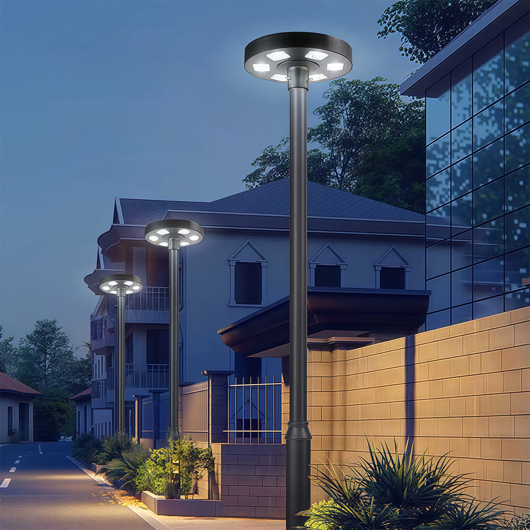 Solar Power Street Lighting Outdoor Garden High Pole Light