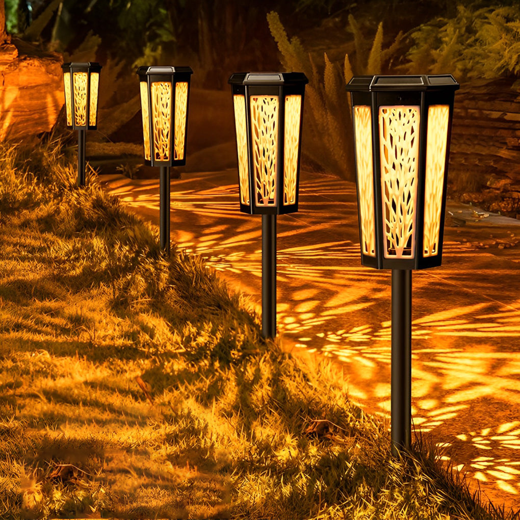 Solar Stake Light Retro Rgb In-Ground Mood Waterproof Light