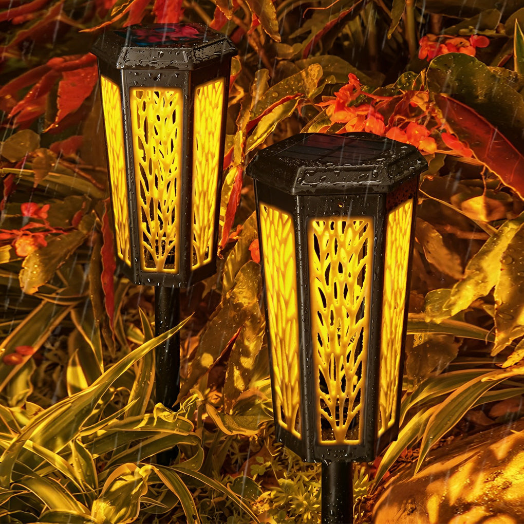 Solar Stake Light Retro Rgb In-Ground Mood Waterproof Light