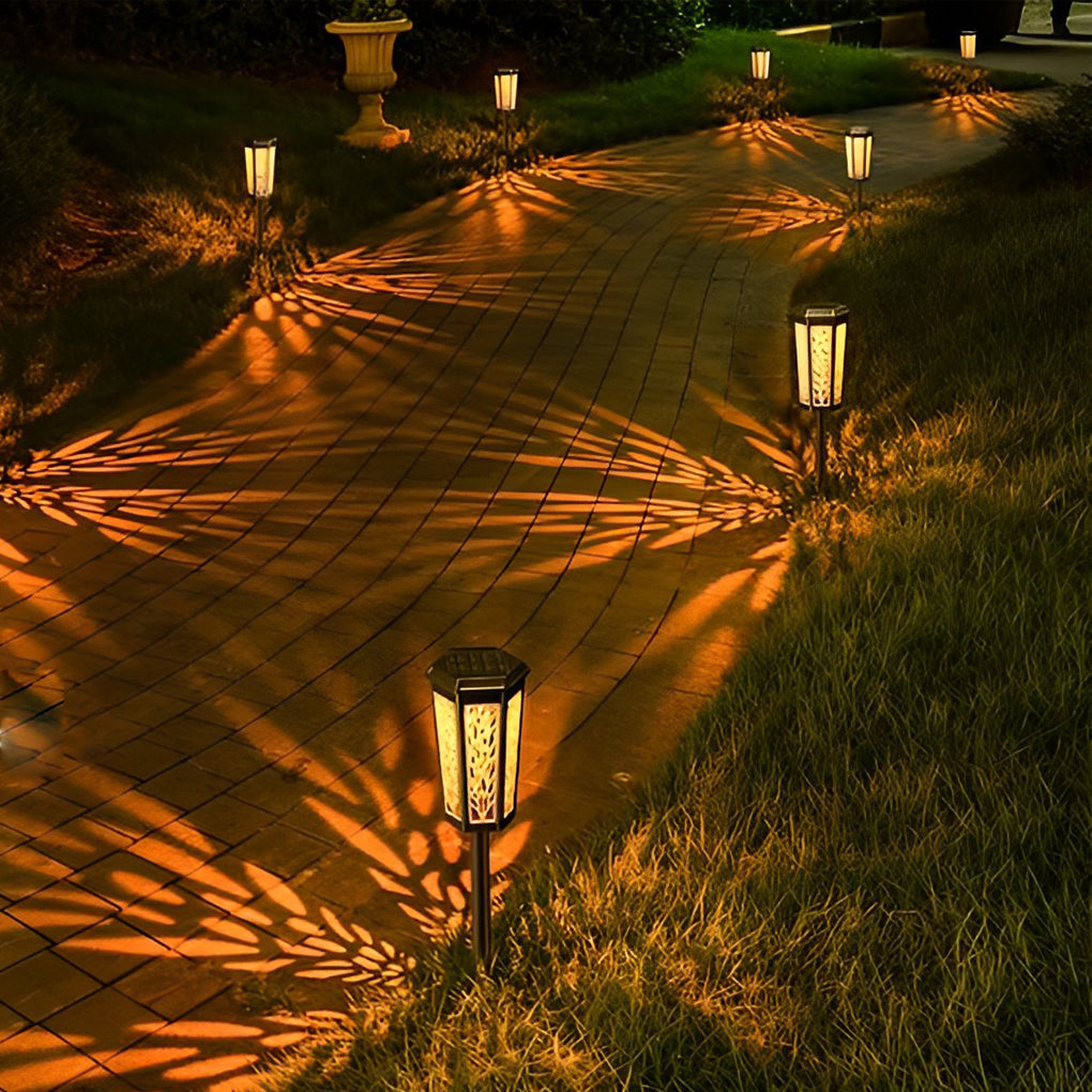 Solar Stake Light Retro Rgb In-Ground Mood Waterproof Light