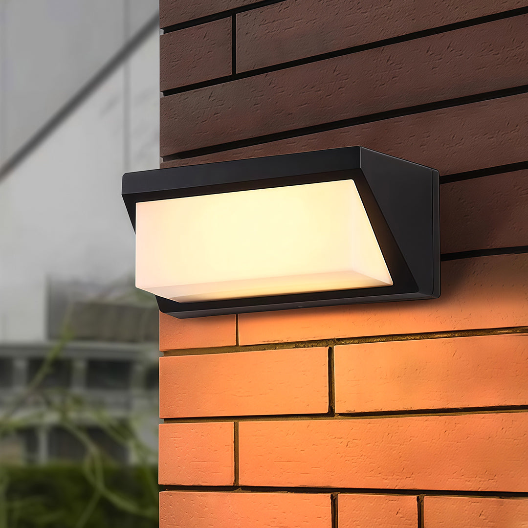 Solar Outdoor Wall Mount Lights Simple Waterproof LED Light