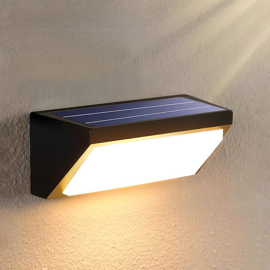 Solar Outdoor Wall Mount Lights Simple Waterproof LED Light