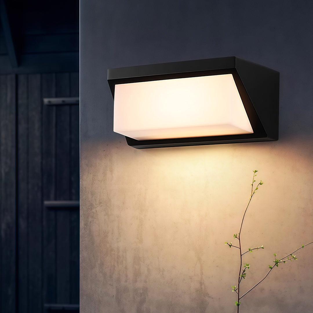 Solar Outdoor Wall Mount Lights Simple Waterproof LED Light