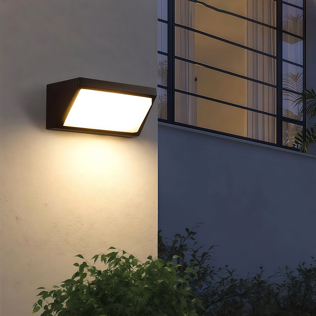 Solar Outdoor Wall Mount Lights Simple Waterproof LED Light