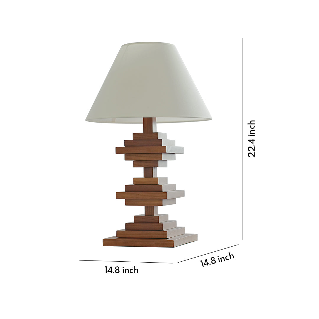 Solid Wood Table Lamps American Retro wide-spectrum Lamp